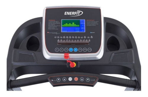 Imagen 2 de 2 de Cinta de correr eléctrica Enerfit 850 220V color negro