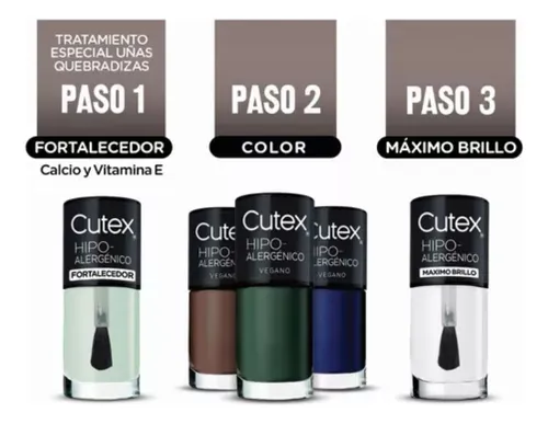 Kit Cutex Colección Vermont 5 Esmaltes De Uñas Veganos