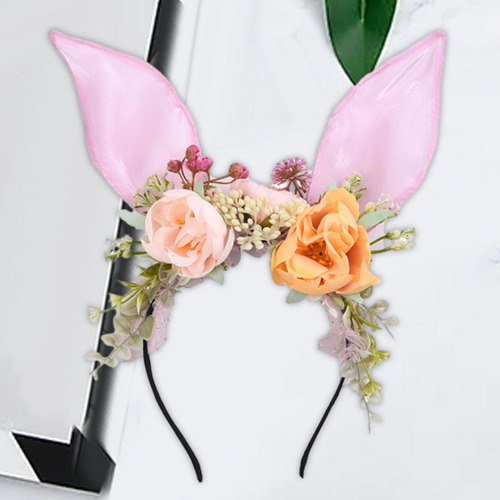 Diadema Con Orejas De Conejo, Tocado Para Fiesta,