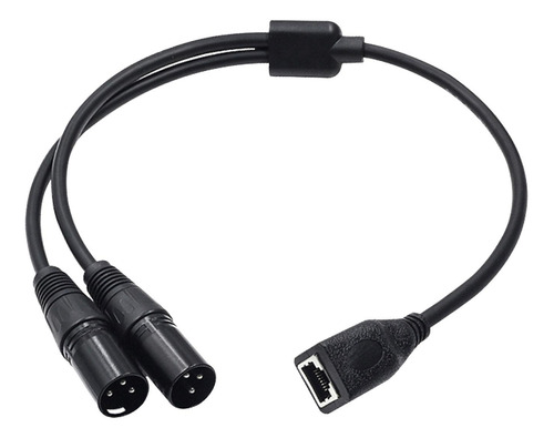 Xlr 3 Pines Macho A Rj45 Cable Adaptador 0,5 M De Largo