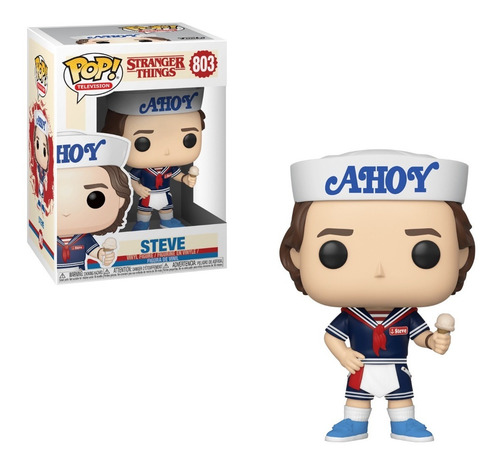 Funko Pop Steve Ahoy #803 - Miltienda - Stranger Things