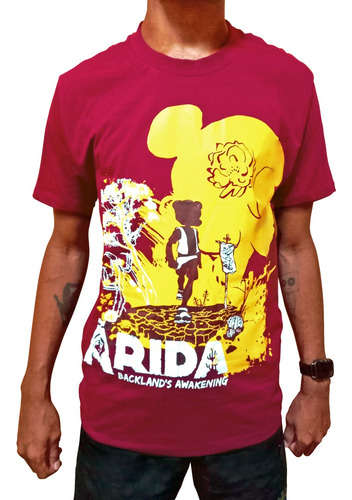 Camisa Arida: Backlands Awakening - Vermelha | Aoca Game Lab