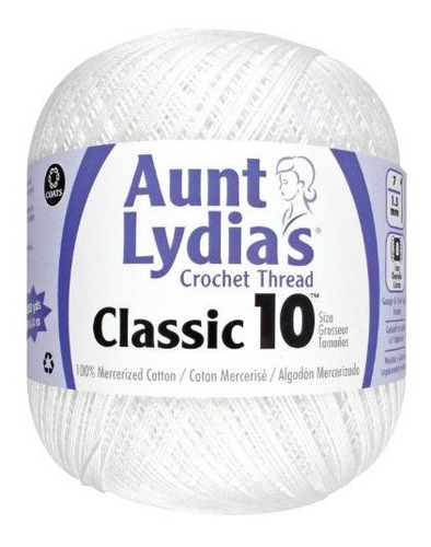 Textil Algodon Crochet Coats Clark Aunt Lydia