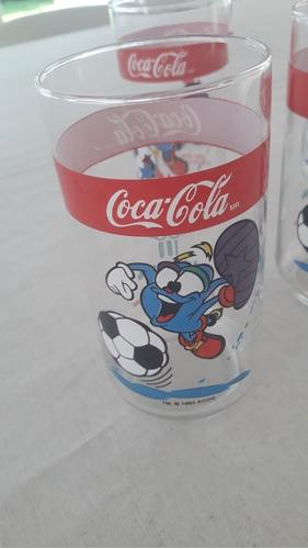 4 Vasos Colección Coca Cola Olimpíadas 1996 - No Envio