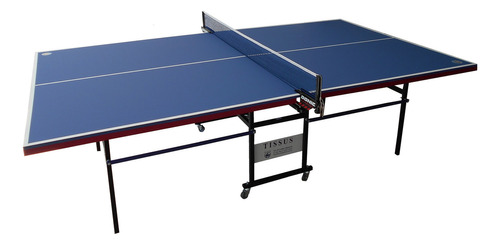 Mesa de ping pong Tissus Luxor fabricada en MDF color azul