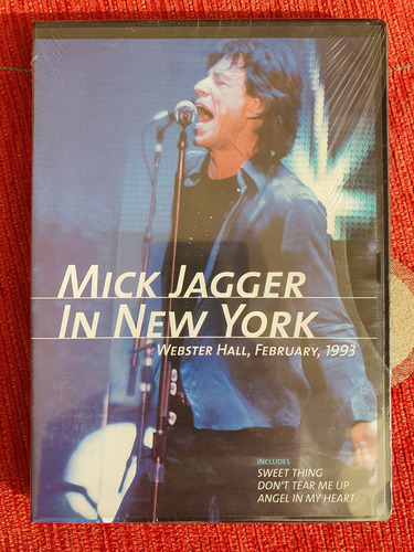 Mick Jagger In New York. Dvd Nuevo