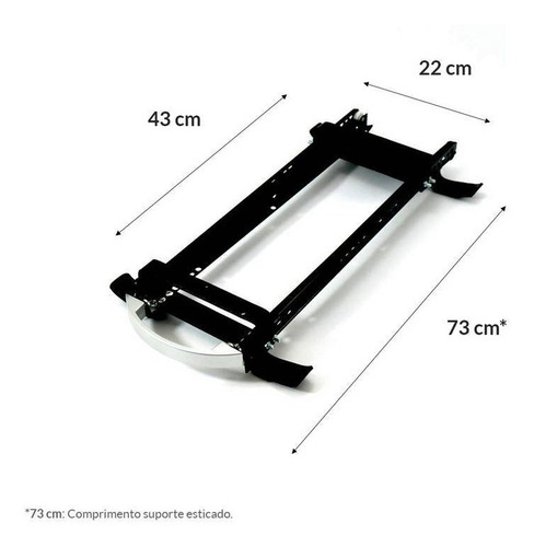 Imagem 2 de 5 de Suporte Para Cpu 14 Bis Reliza - Suspenso Regulável