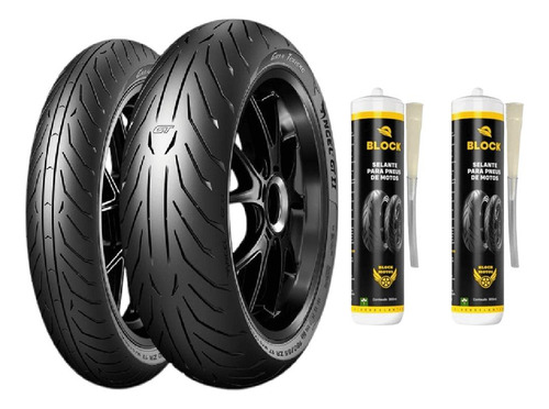 Pneu 180/55r17 + 120/70r17 Angel Gt 2 Pirelli + Selantes