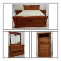 Comprar Juego De Cuarto Matrimonial De Madera Cedro Queen