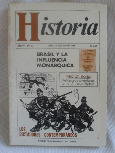 Revista Historia Año 6 Nº 22 - Dirección Alonso Piñeiro 1986