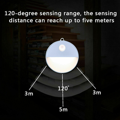 Sensor De Movimiento+led Sensor De Luz Nocturna Focos De Esc
