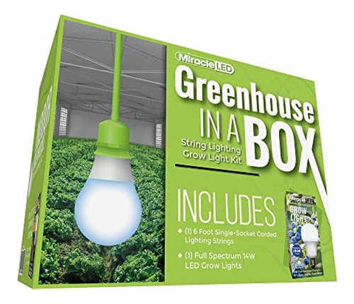 Miracle Led Greenhouse In A Box Daylight Plus Grow Kit Para 