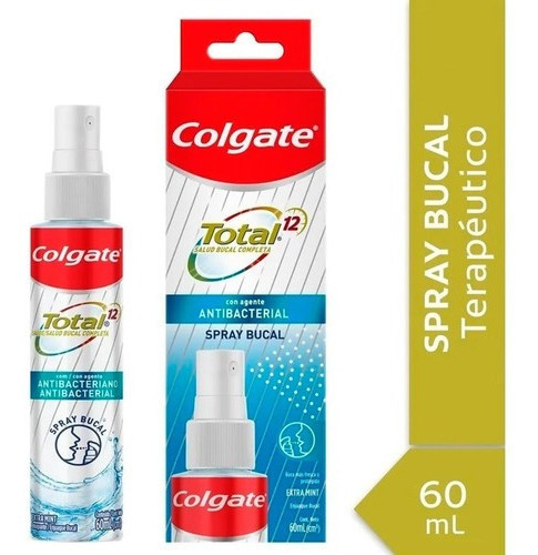 Colgate Total 12 Con Agente Anti Bacterial Spray Bucal 60 Ml