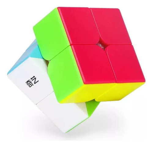 Estrutura Magic Cube 2x2 Qiyi Qidi Cor preta