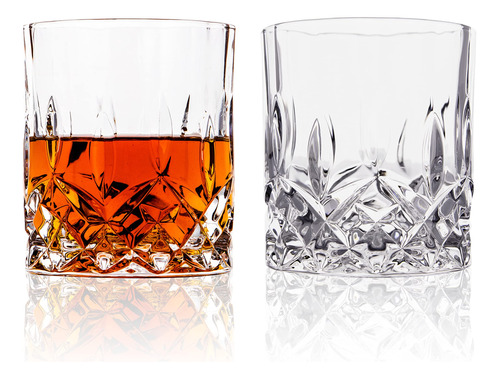 Lemonsoda Vasos De Whisky De Corte De Cristal Antiguo, 10 On