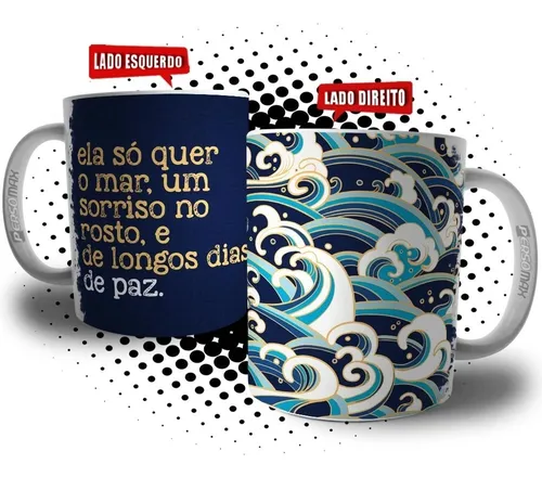 Caneca Esporte Futebol - Nesse Jogo Eu só Quero é Paz