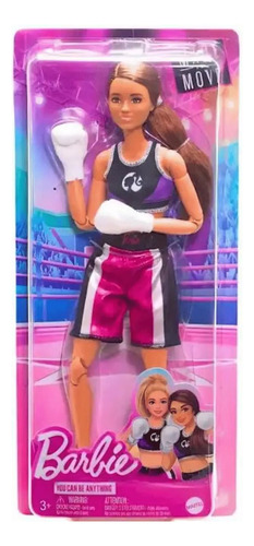 Boneca Barbie I Can Be Esportista Boxe Hrg40 - Mattel