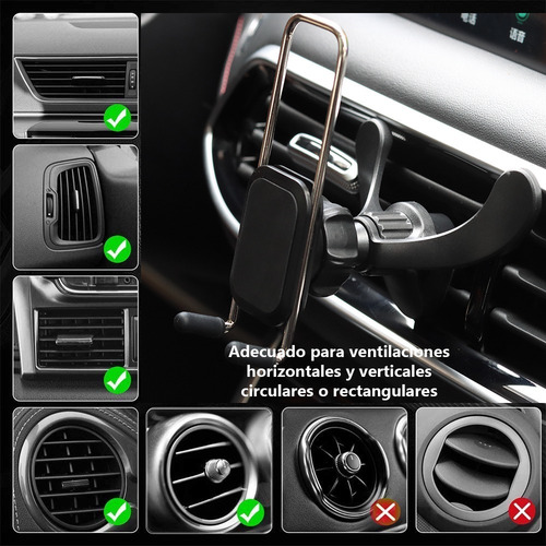 Imagen 6 de 9 de Soporte Magnetico Universal Para Teléfono De Coche, Mejorado