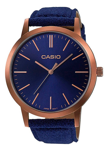 Reloj Fashion Casio  Ltp-e118rl-2adf Pulso Cuero Para Mujer