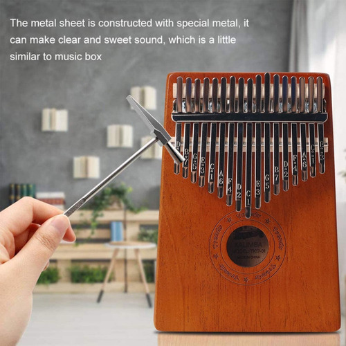 Kalimba, El Dedo Pulgar Piano17 Clave De Piano Instrumento