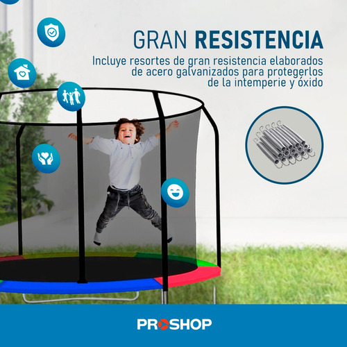 Cama Elastica 3,05 Metros Oferta Red Grande Niño Adulto Mts