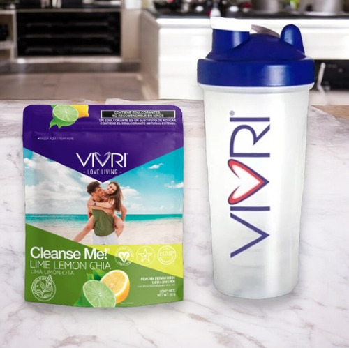 Vivri Cleanse Me! Lima Limón 10p + Shaker Vivri