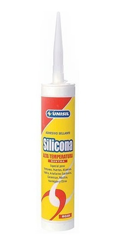 Silicona Alta Temperatura Antihongos Neutra Unisil - Deltero