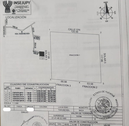 Terreno De 1.4 Hectareas En Venta Tixkuncheil-yaxkukul