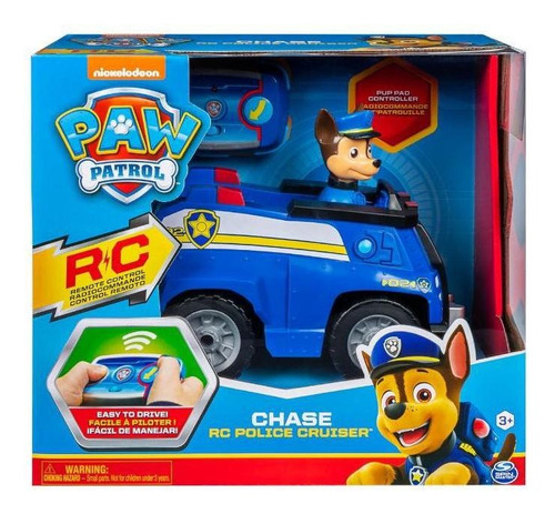 Vehiculo Paw Patrol Radiocontrolado Chase