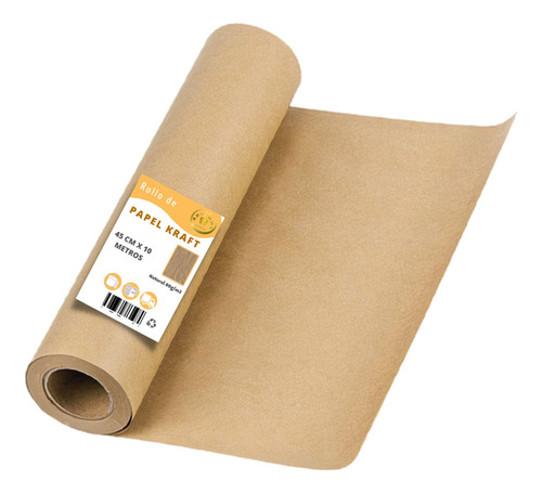 Papel Kraft Rollo 45cm Ancho X 10m Gramaje 80