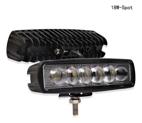 Neblinero Barra Led Lupa Distancia 7d Blanco 18w Auto/moto 