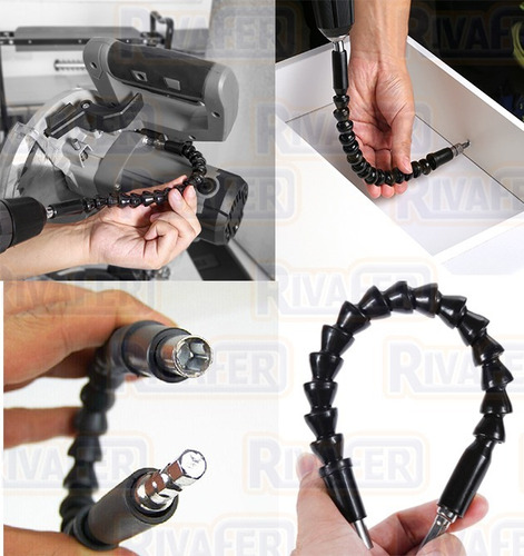 Imagen 8 de 10 de Flexible Extension Taladro Atornillador Puntas Prolongador