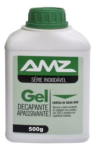 Gel Decapante Limpa Inox 500g Embalagem Com 10 Potes