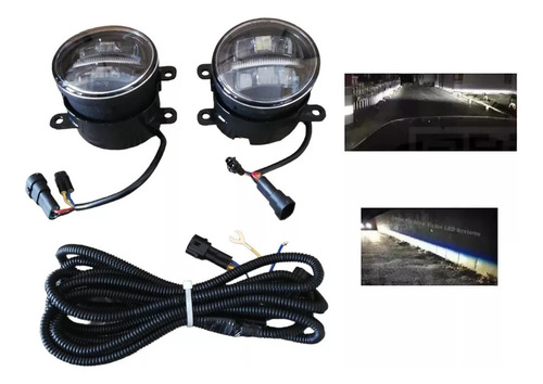 Par Faros Niebla Led 40w + Estrobo F104 Nissan Aprio 2008