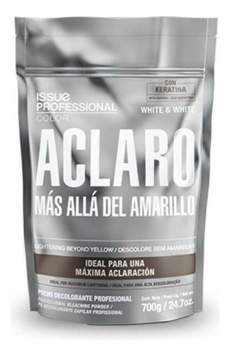 Decolorante Issue Professional  Decoloracion White Whitw tono blanco x 700g