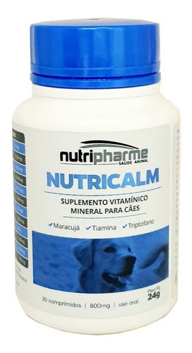 Suplemento Vitamínico Nutricalm 30cps Nutripharme