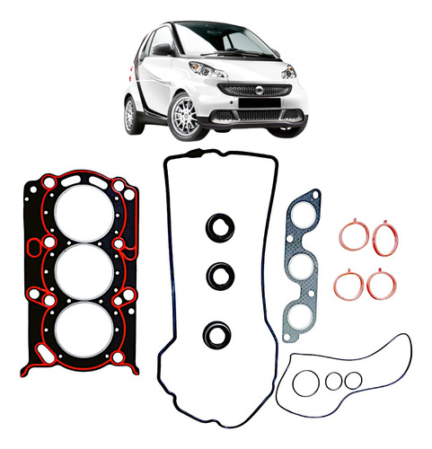 Jogo Juntas Motor Smart Fortwo 1.0 12v Turbo 3cil Fibra