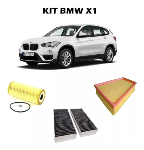 Kit 3 Filtros Wega Bmw X1 2015 Linea Nueva