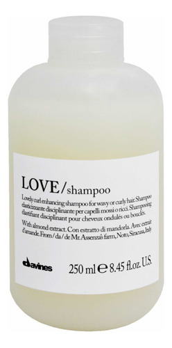 Shampoo Love Curl Suavidad Y Definicion Rizos 250 Ml Davines