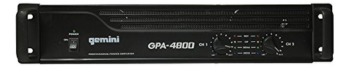 Amplificador Dj Profesional Gemini Gpa-4800 4000w