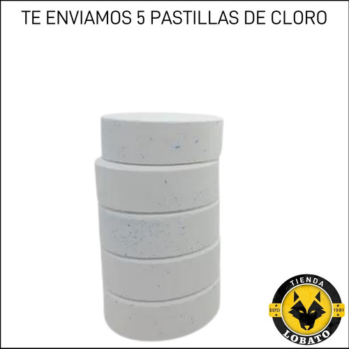 Imagen 2 de 10 de Cloro Triple Accion X 5 Kilos Pastillas De 200gr Envio Grats