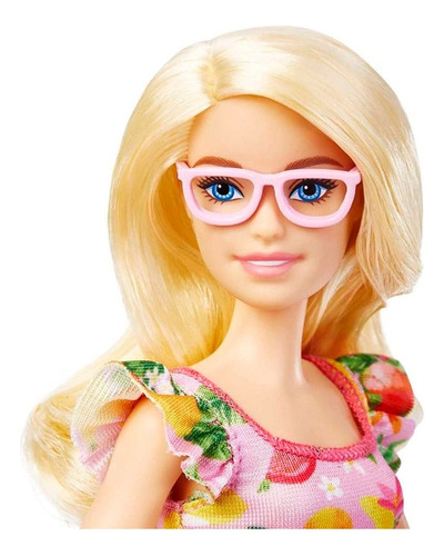 Barbie Loira Fashionista Doll 181- Com Óculos Mattel