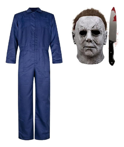 Lilliween Disfraz De Michael Myers Con Máscara Cuchillo Acce