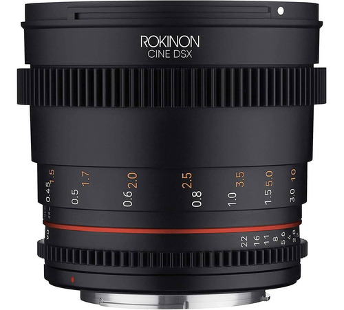 Imagen 2 de 5 de Lente De Cine De Alta Velocidad Rokinon 50 Mm T1.5 Cine Dsx