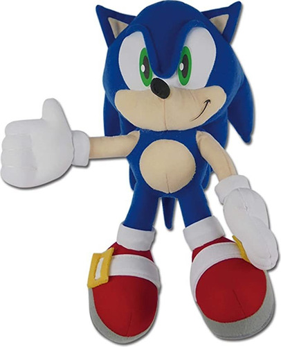 Imagen 1 de 3 de Sonic The Hedgehog- Sonic Moviable Peluche 10puLG H