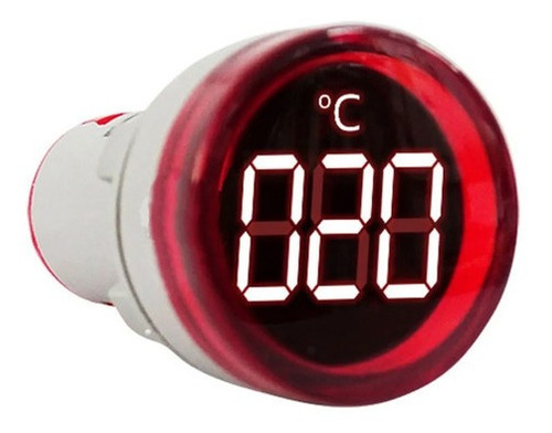 Mini Termometro Ojo Buey Digital Led 220v -20 A 199°c Baw