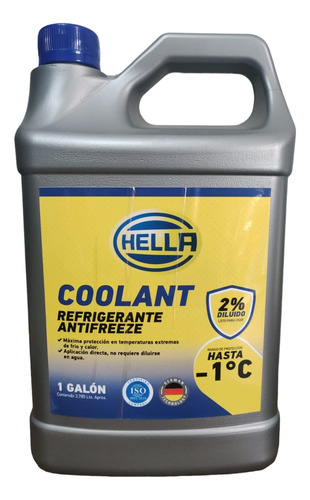 Refrigerante Radiador Coolant (-1°) Galón 3.7 Litros