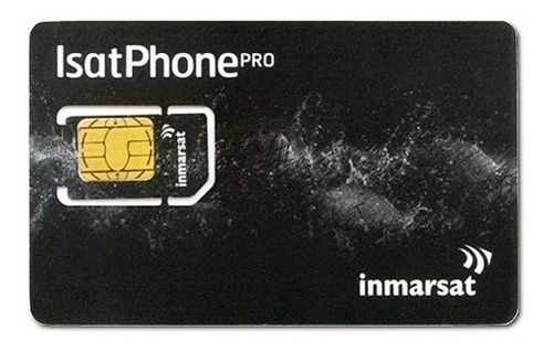 Sim Card Para Telefono Satelital Inmarsat Isatphone Pro Y 2.