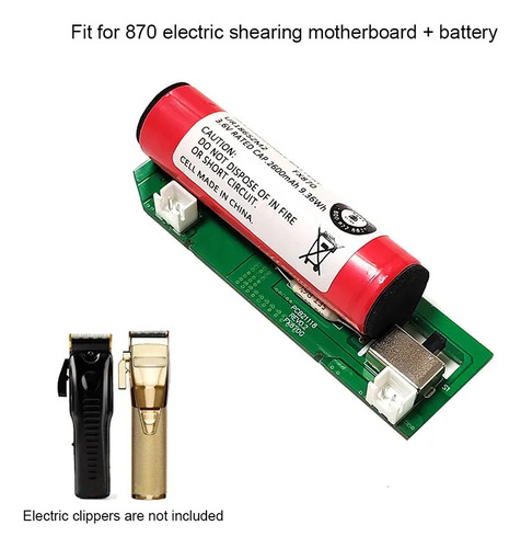 Tableta Pcb Con Bateria Para Clipper Babyliss Fx870 Todas Fx