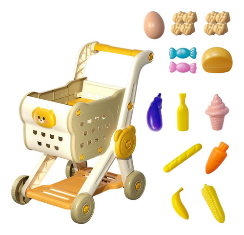 Carrito De Compras Para Niños Finge Cart De Comestibles